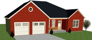 3D Rendering by Royce Eby of Eby's Drafting and Design of Clear Spring, MD