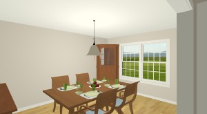 Dinning Room drawing by Royce Eby
