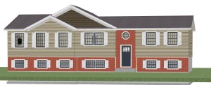 Front Elevation designed by Royce Eby