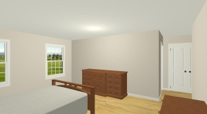 Master Bedroom drawing by Royce Eby