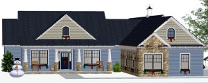 Front Elevation design by Royce Eby of Eby's Drafting and Design